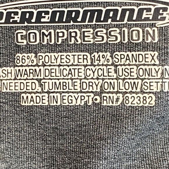 Tek Gear Shirt Mens Large Gray Compression Performance Long Sleeve Fitted Active - Picture 10 of 10